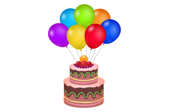 Cake Flying with Color Balloons: Beyond the Birthday