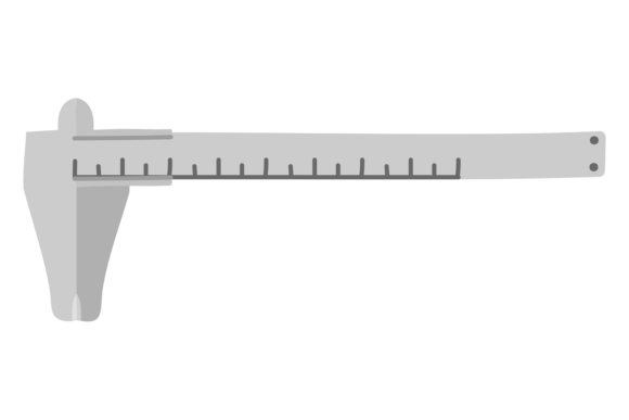 Caliper Color Icon: The Measurement Tool Font for Bold Projects