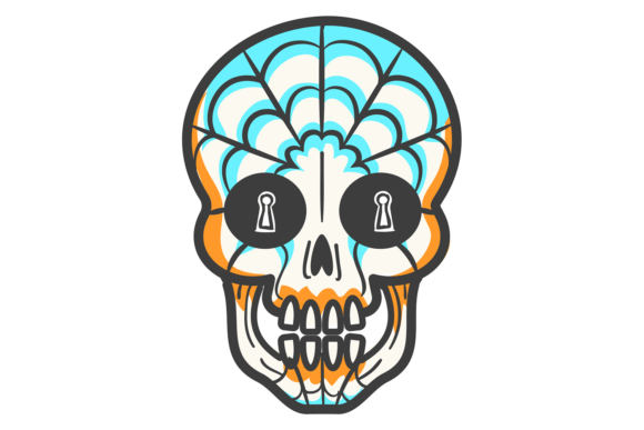 Colorful Death Day Skull: A Bold Mexica Decorative Font