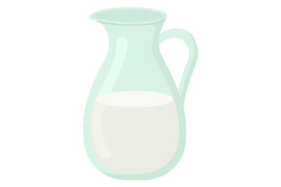 Milk Jug Color Icon: A Glass Pitcher of Visual Clarity