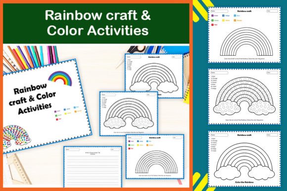 Rainbow Craft & Color: A Joyful Typeface for Young Learners