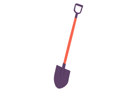 Shovel Color Icon: A Playful Tool for Modern Branding