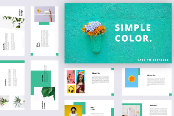 Simple Color PowerPoint: Your Go-To Template for Clean Design