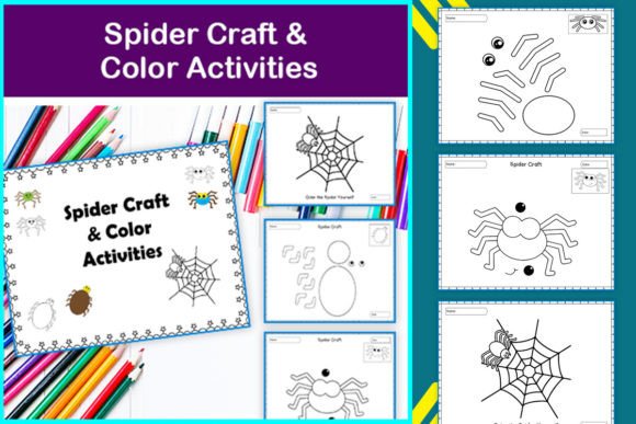 Spider Craft, Color & Writing: A Creative Adventure