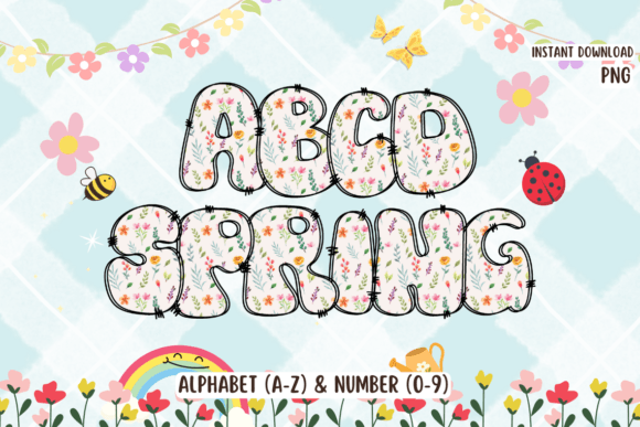 Spring. Doodle Letters Color Alphabet: A Fresh Creative Toolkit