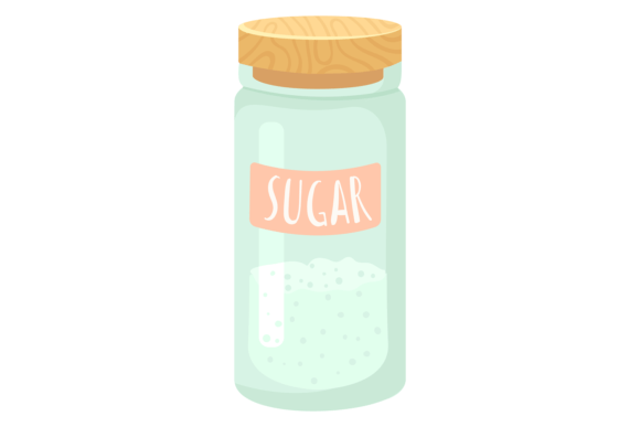 The Allure of the Sugar Glass Jar Color Icon: Sweet Baking Design Asset