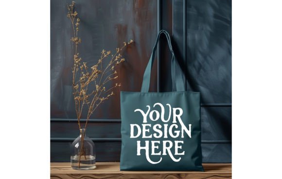 Tote Bag,Blue Spruce Color Mockup 6: Your Design's New Best Friend