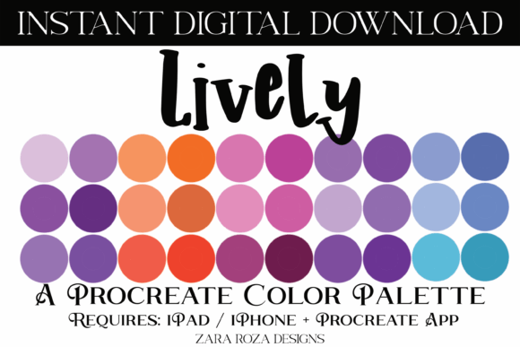 Unlocking Vibrancy: A Designer's Take on the Lively Procreate Color Palette